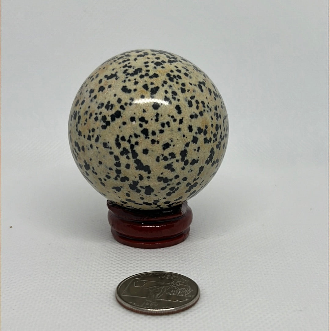 Dalmation Jasper Sphere