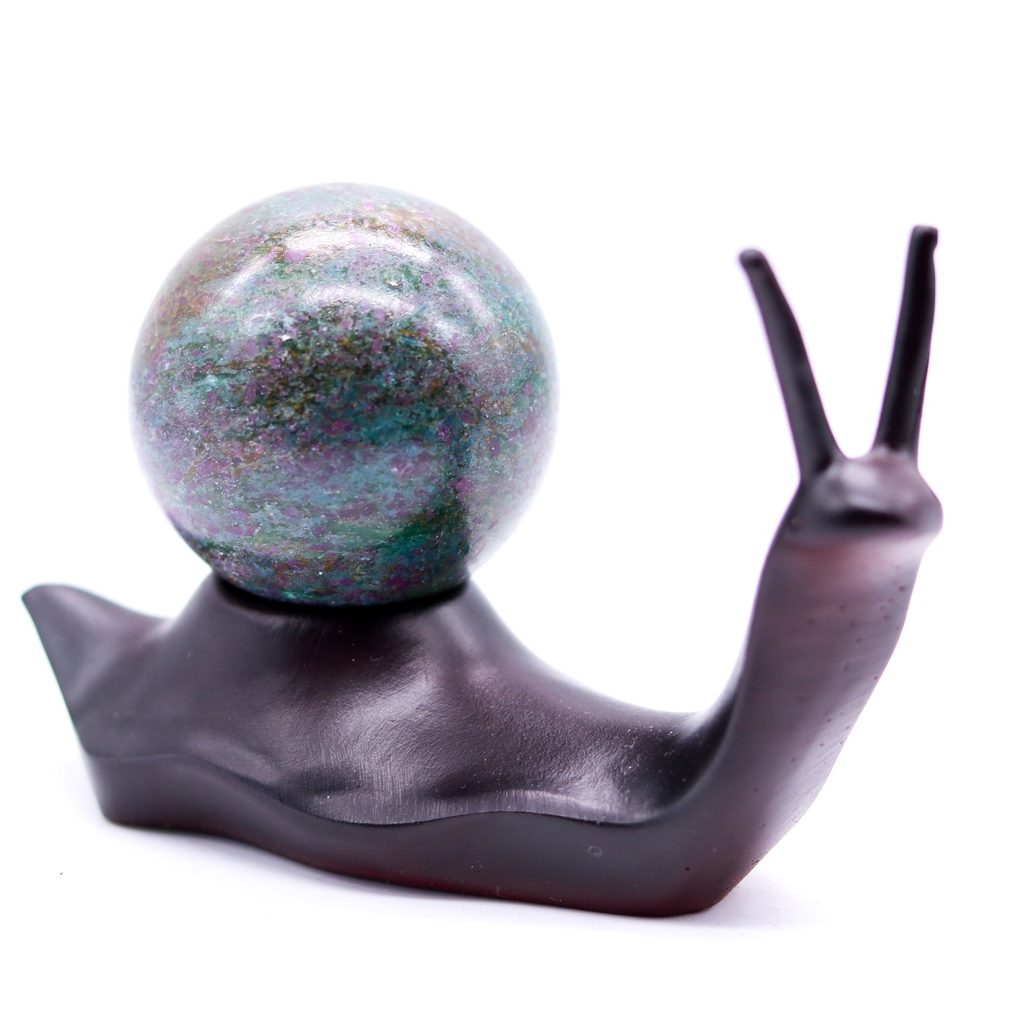 Brown Snail Sphere Holder