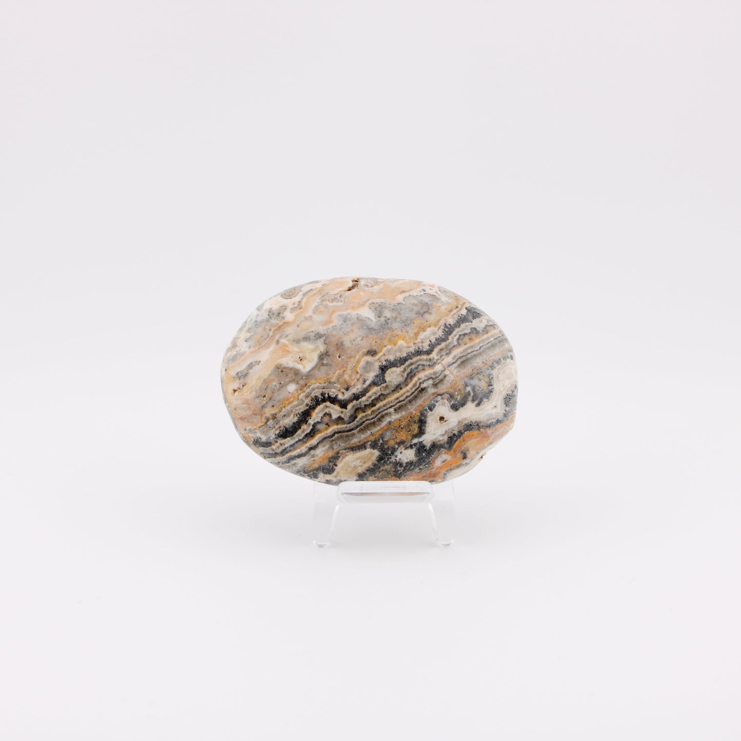 Bumblebee Jasper Palm Stone