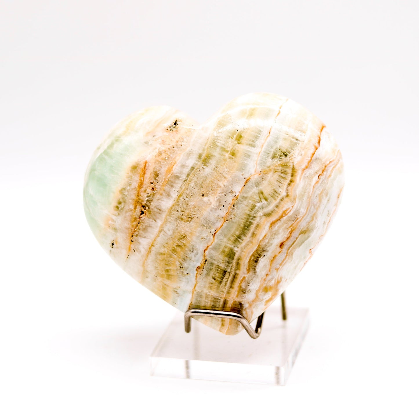 Caribbean Calcite Heart