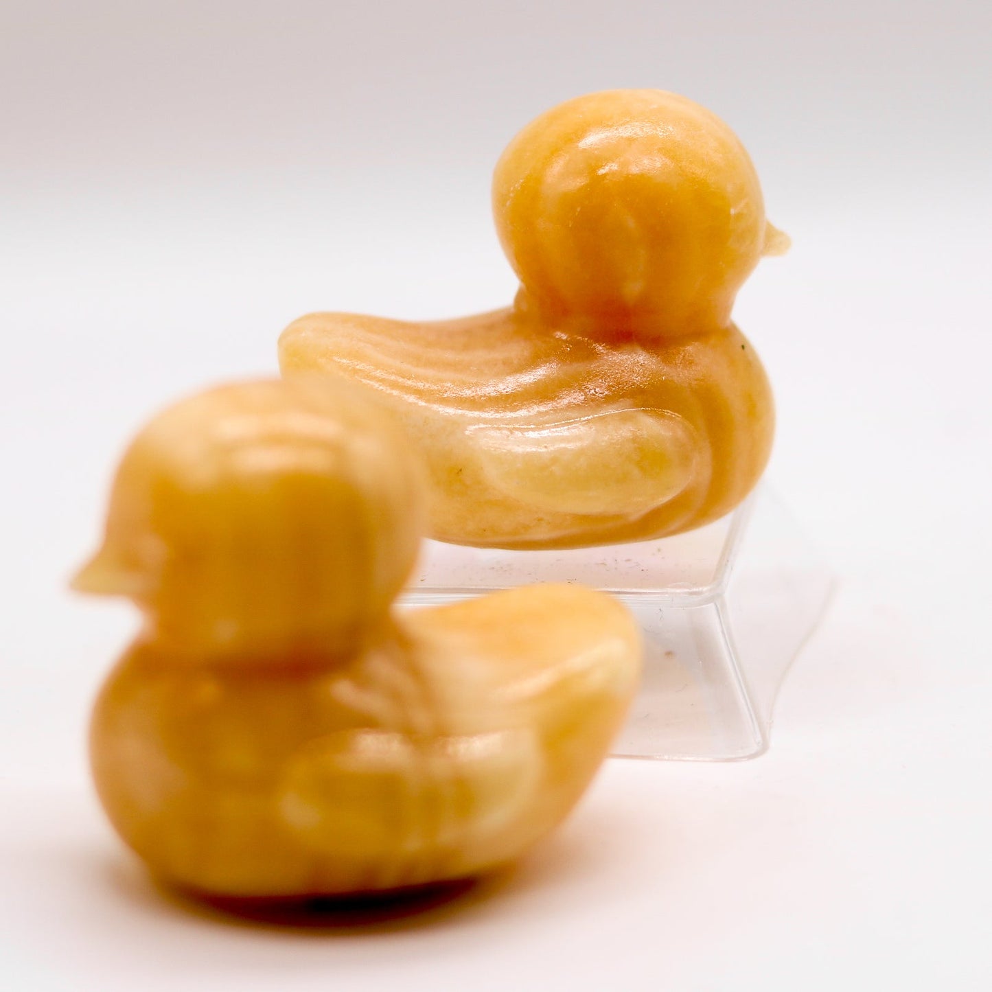 Orange Calcite Duck