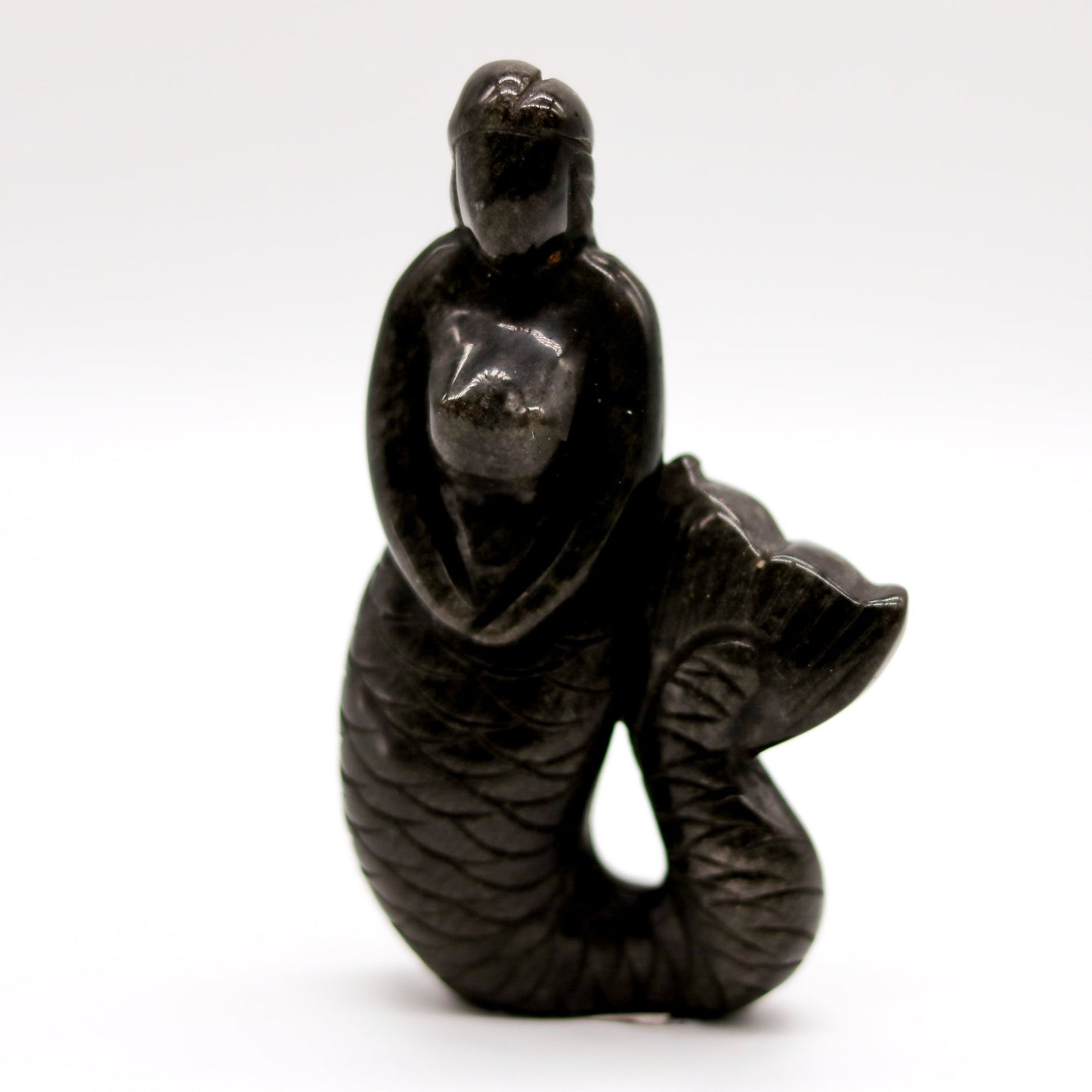 Silver Sheen Obsidian Mermaid