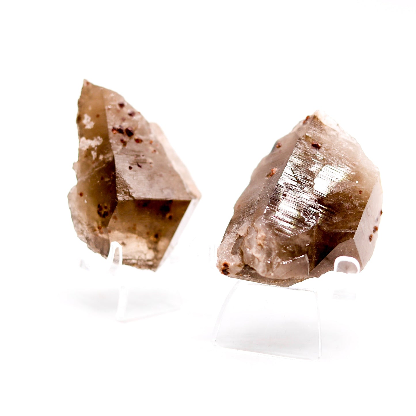 Smoky Quartz And Garnet Raw