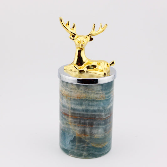 Blue Onyx Deer Light stand