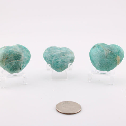 Amazonite Heart Shape