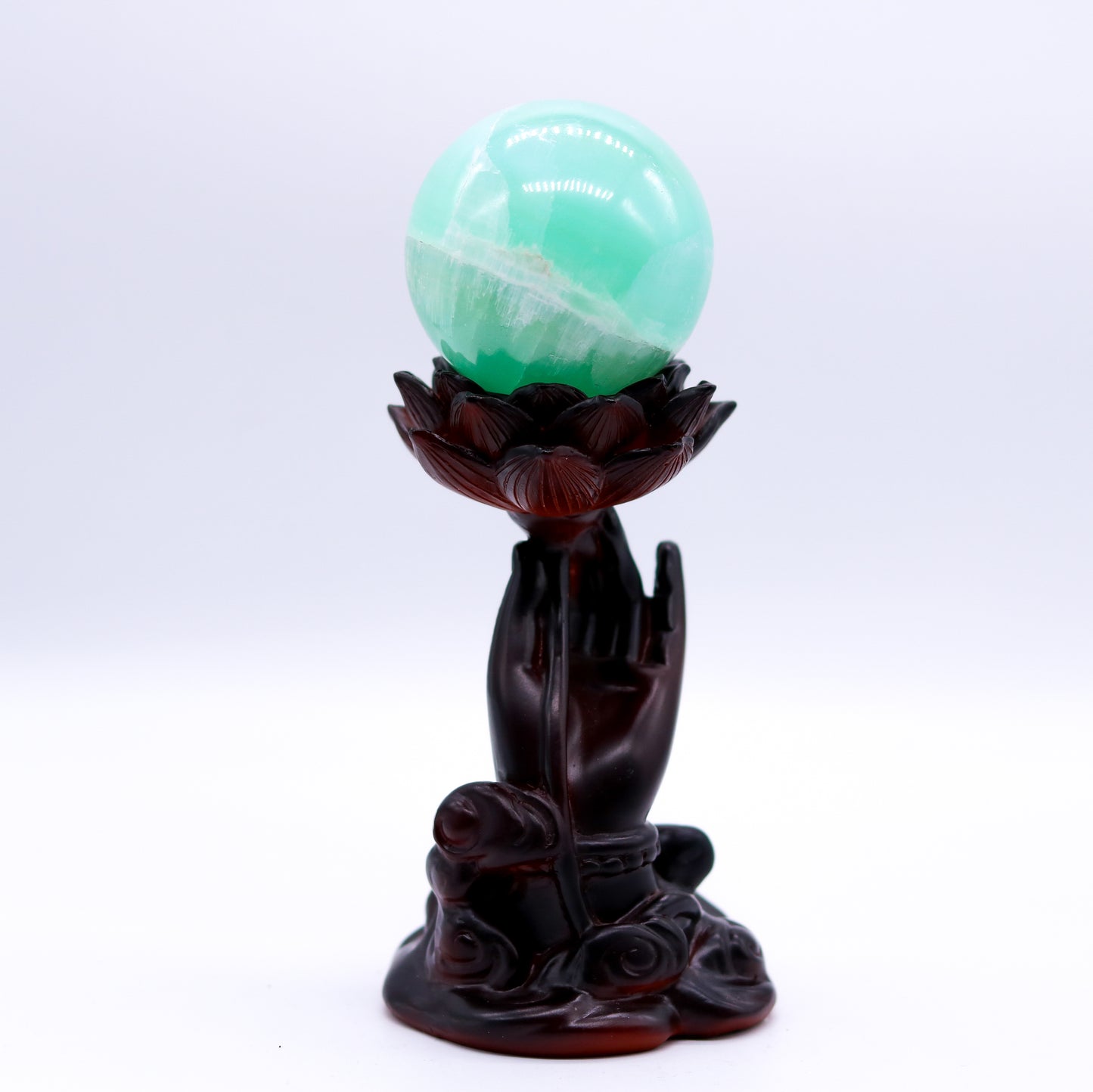 Lotus Hand Sphere Holder