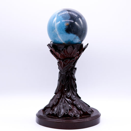 Tall Feather Sphere Holder