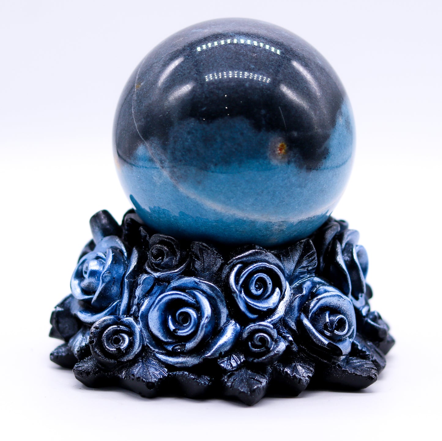 Blue Roses  Sphere Holder