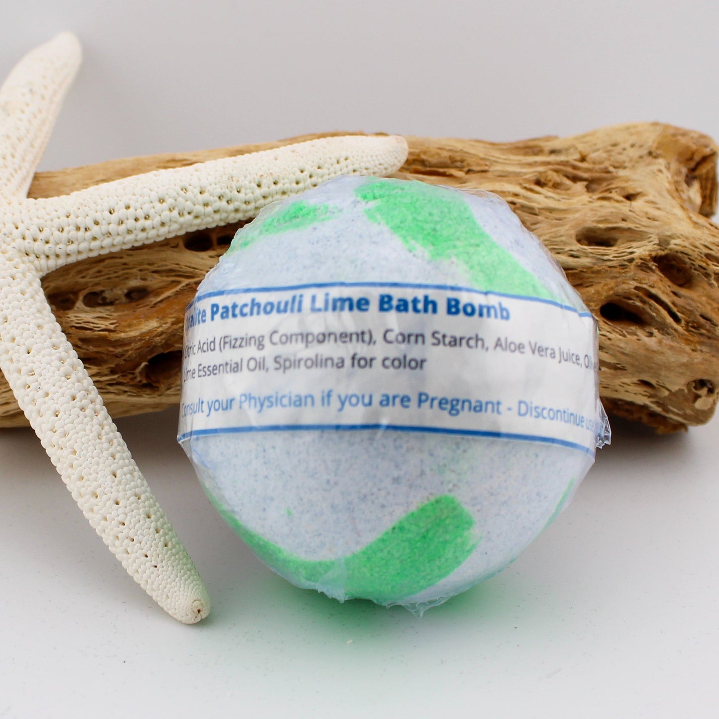 Opalite Patchouli Lime Bath Bomb