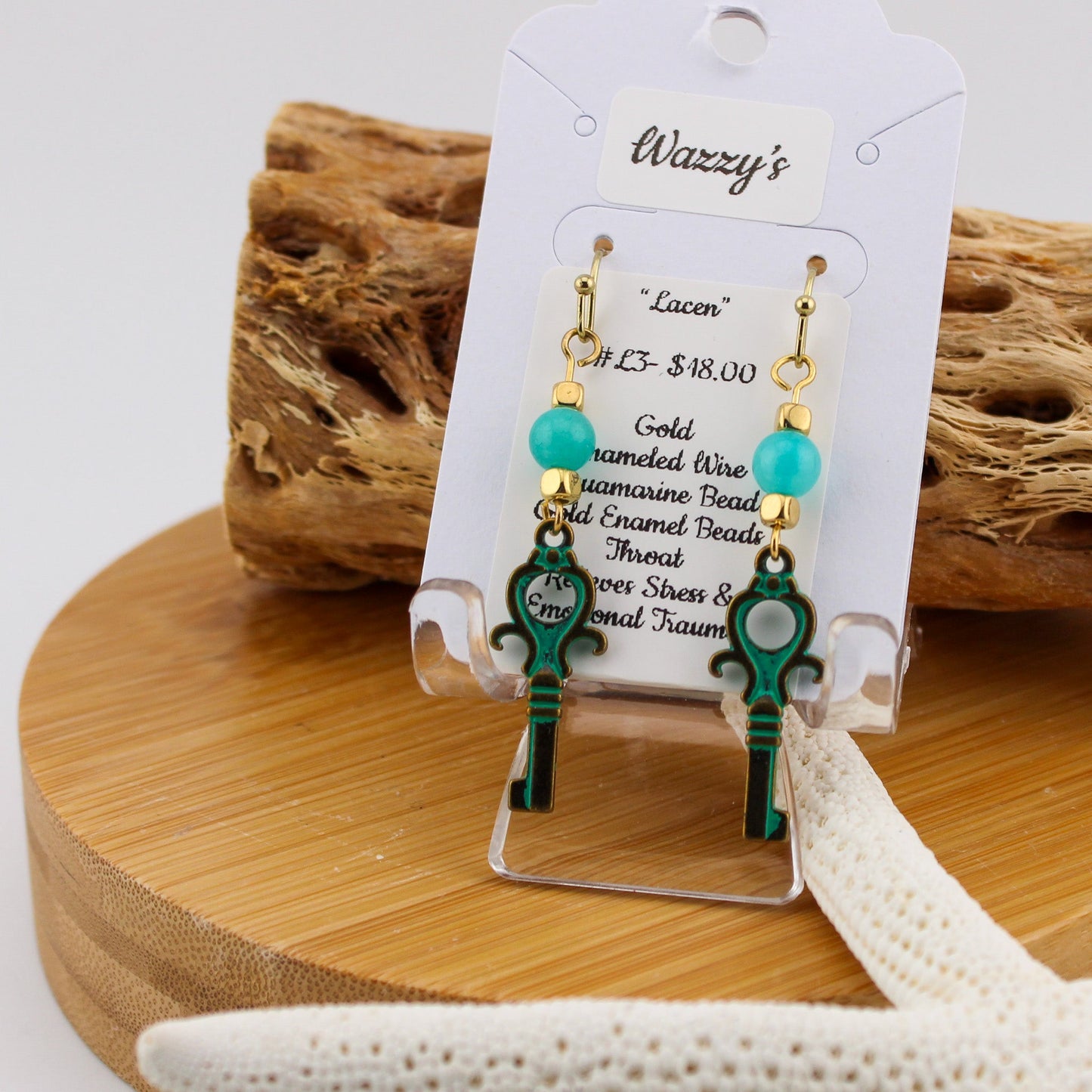 Amazonite Earrings "Lacen"