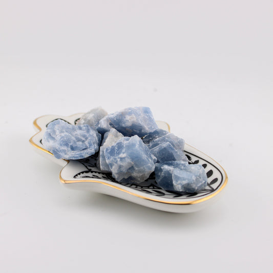 Blue Calcite Raw
