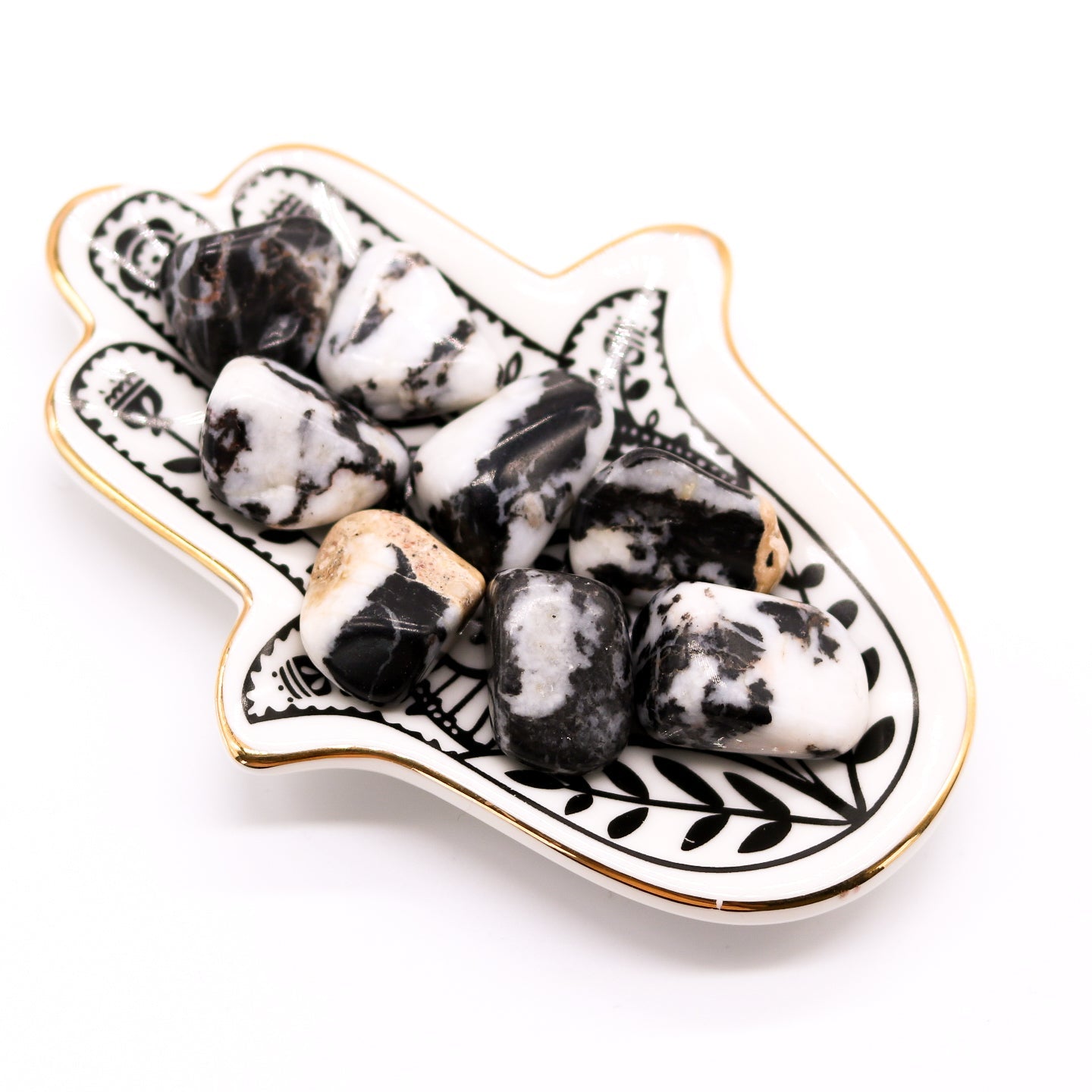 Zebra Jasper Tumble